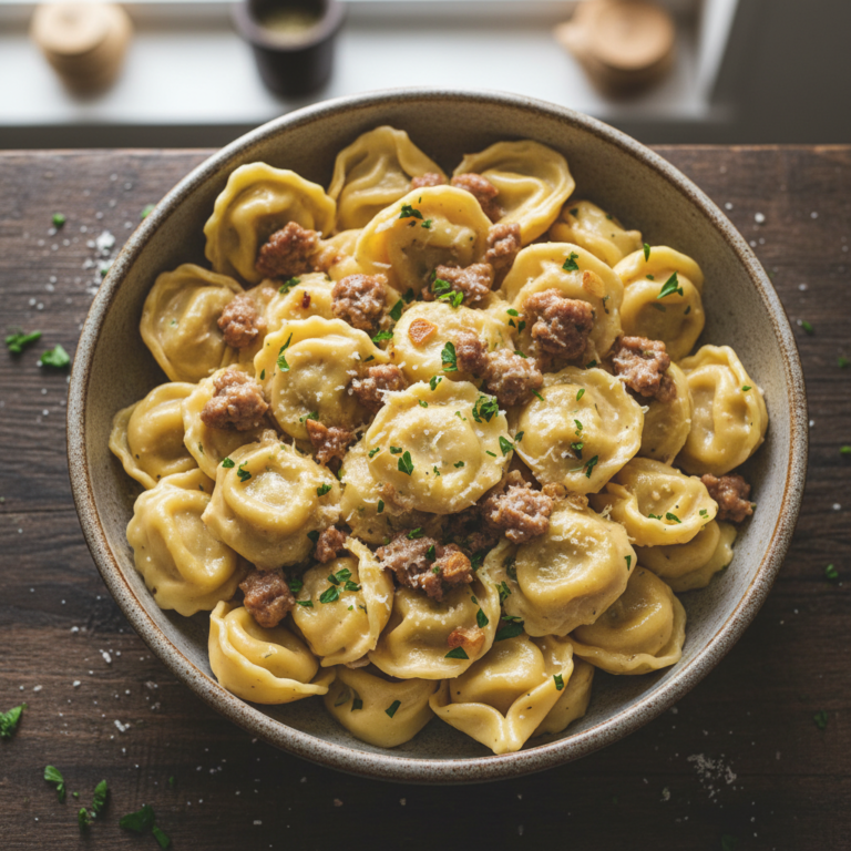 Creamy Sausage Tortellini: A Comforting, Delicious Dinner Recipe for Any Night