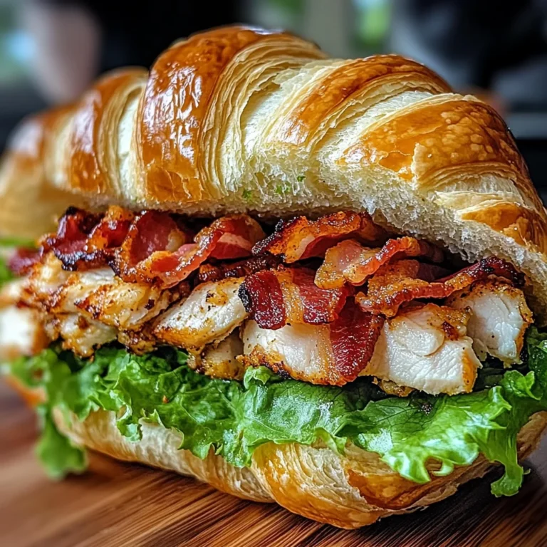 Bacon Chicken Croissant
