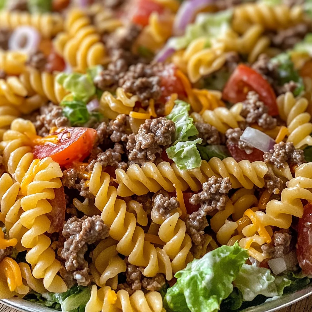 Big Mac Pasta Salad