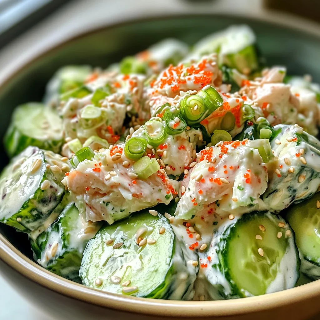 California Roll Cucumber Salad