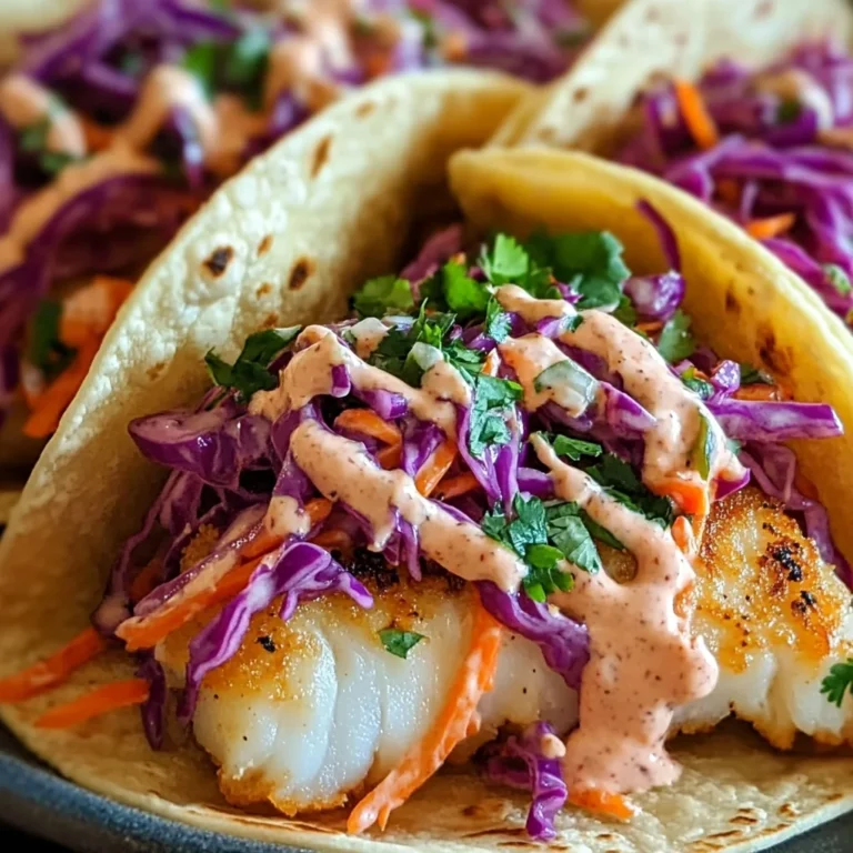 Cod Fish Tacos