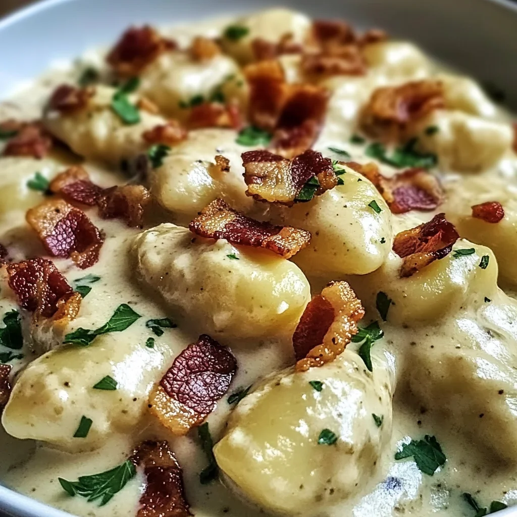 Creamy Bacon Gnocchi