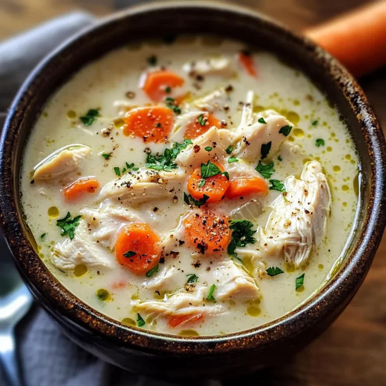 Creamy Parmesan Chicken Crockpot Soup