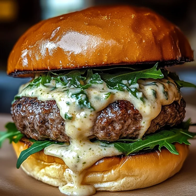 Garlic Overload Burgers