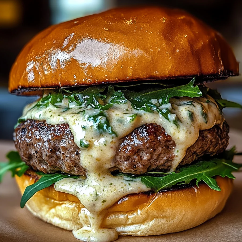 Garlic Overload Burgers