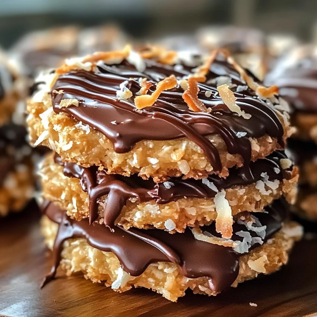 Homemade Samoas Cookies