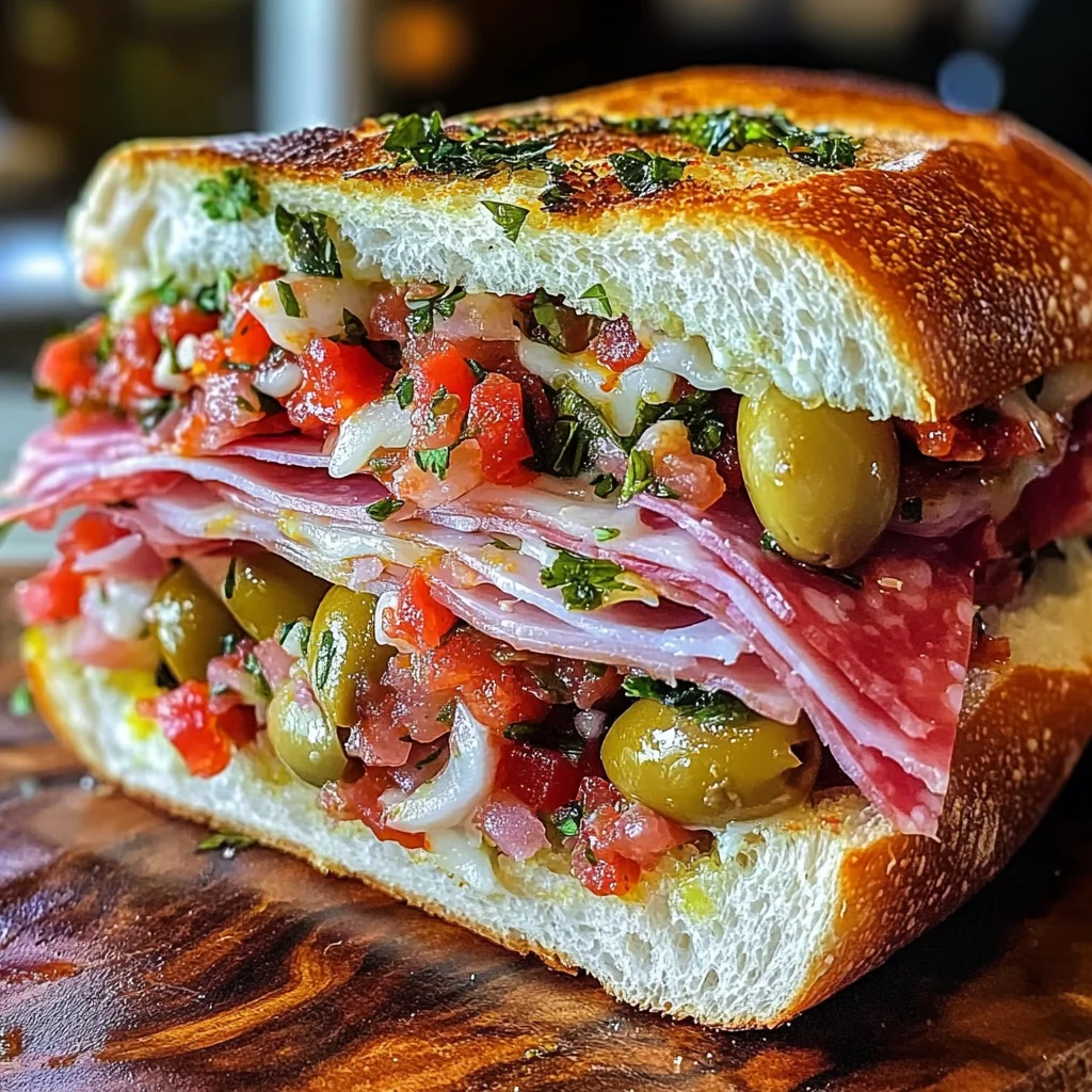 Italian Muffuletta Sandwich