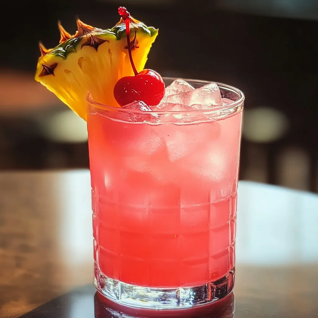Pink Coconut Rum Punch