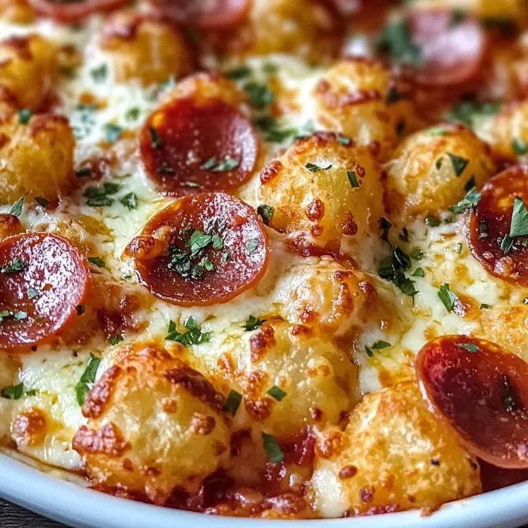 Pizza Tater Tot Casserole