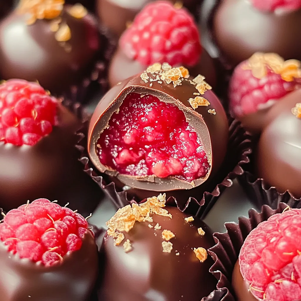 Raspberry Truffles