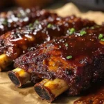 Slow Cooked Fall Off The Bone BBQ Beef Ribs