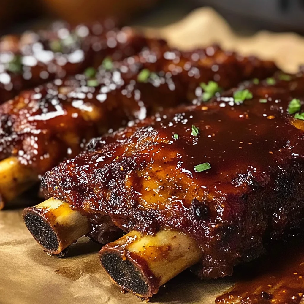 Slow Cooked Fall Off The Bone BBQ Beef Ribs