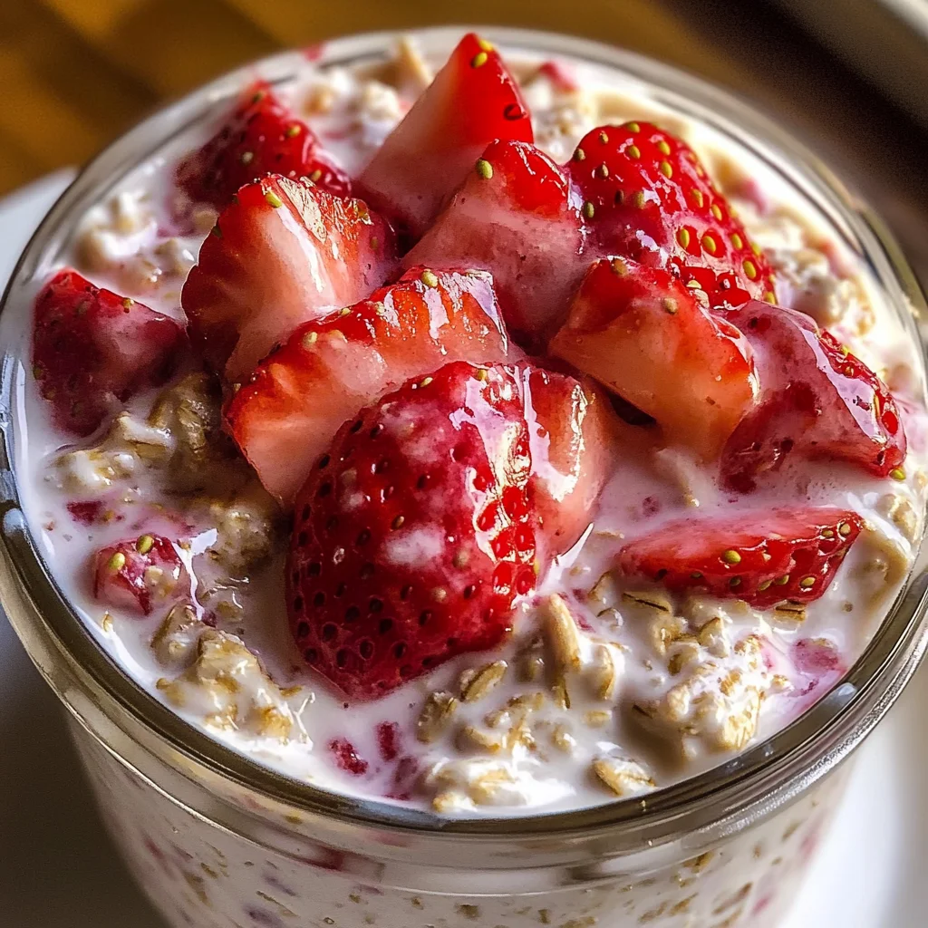 Strawberry Cream Oats