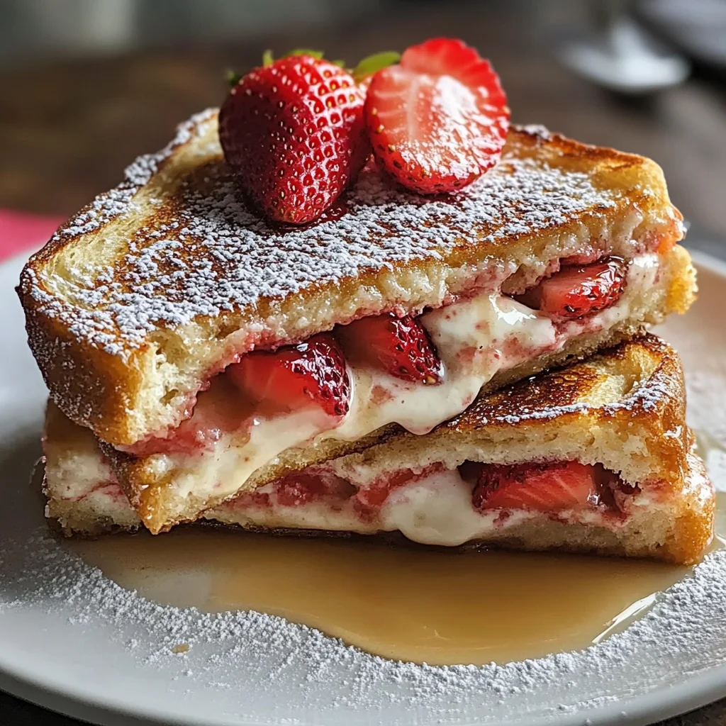 Strawberry Stuffed French Toast