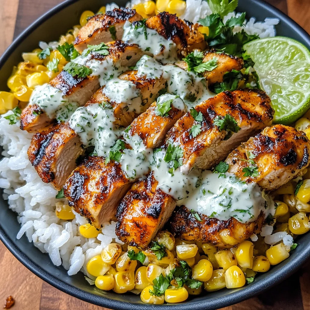 Street Corn Chicken Bowl