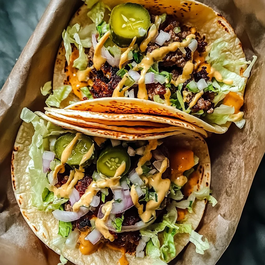 Tasty Smash Burger Tacos