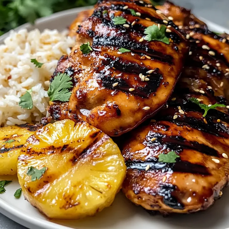 Tender Grilled Hawaiian Chicken - theamazingfood